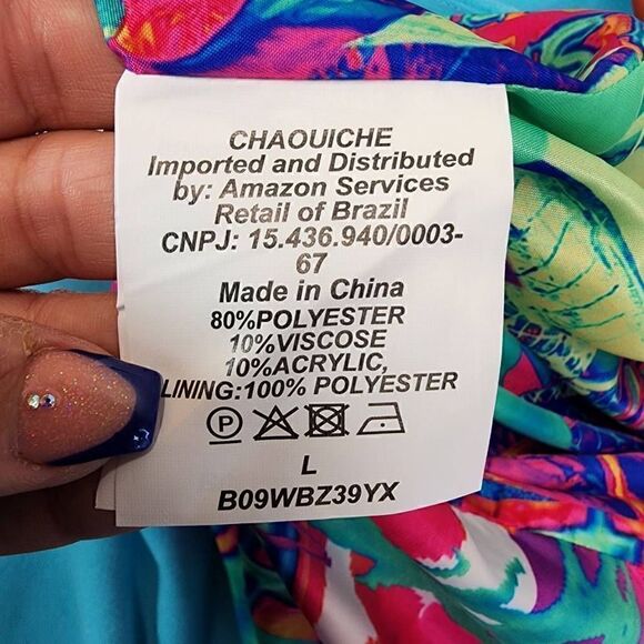 Chaouiche Western Blue Coat women's size Large - Picture 6 of 10